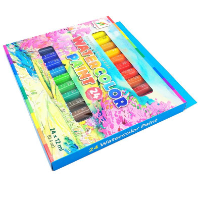 Hộp 24 Tuýp Màu Vẽ Nước 12 ml - Colormate 113233