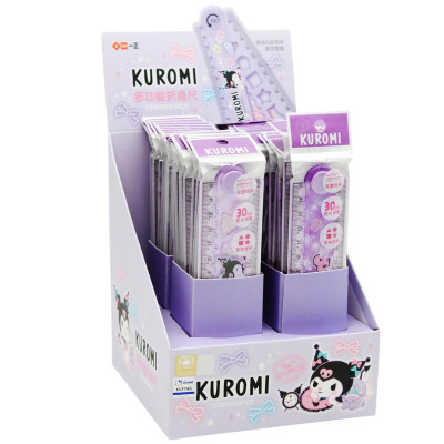 Thước Gấp Kukomi 30 cm - iiGEN YZ9905 (Họa Tiết Giao Ngẫu Nhiên)