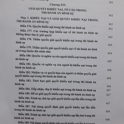Chỉ Dẫn Luật Thi Hành Án Hình Sự