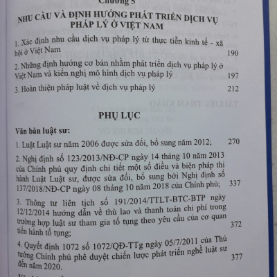 Dịch Vụ Pháp Lý ở Việt Nam Thực Trạng Và Định Hướng Phát Triển