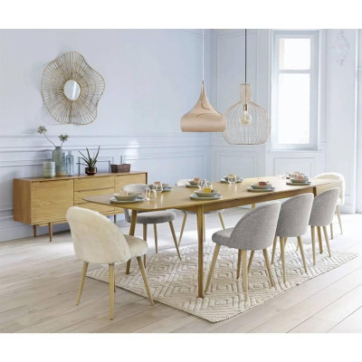 Tủ trữ đồ lớn Portobello phong cách Vintage gỗ tự nhiên