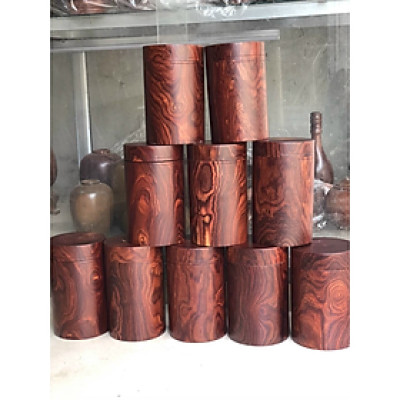 Hộp Trà, Hộp chè Gỗ Trắc Độc Đáo Kích thước 20 x 12 cm
