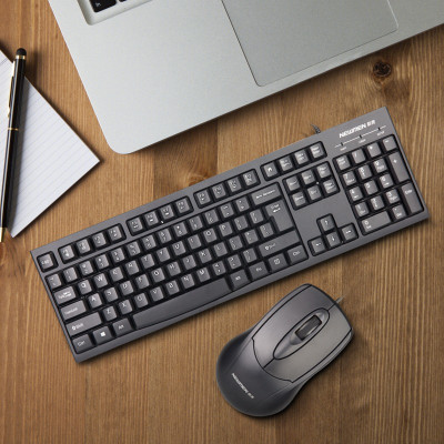 Chuột văn phòng có dây Newmen M005 màu Đen - Hàng Chính Hãng