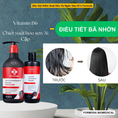 Dầu Gội Kiểm Soát Dầu & Ngăn Gàu Dr