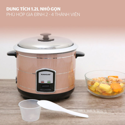 Nồi Cơm Điện Nắp Rời Sunhouse SHD8105 (1.2L) - Hàng chính hãng