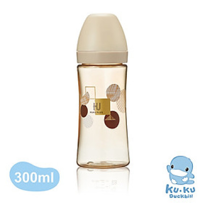 BÌNH SỮA KUKU CỔ RỘNG PPSU PHIÊN BẢN KU-PLUS KU5883 - 300ml