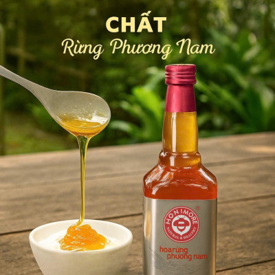 Combo Mật ong rừng Phương Nam 100% mật ong chín Honimore 990g