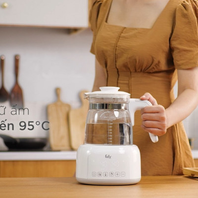 MÁY ĐUN NƯỚC VÀ HÂM NƯỚC PHA SỮA ĐIỆN TỬ QUICK 12 FATZBABY - FB3503BH