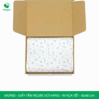MGPI03 - Combo 50 tấm giấy Pelure gói hàng in họa tiết - 60x40 cm