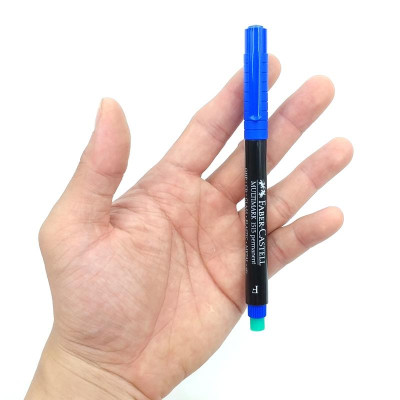 Bút Lông Dầu Faber-Castell Multimark 1513 F-0.6mm - Mực Xanh