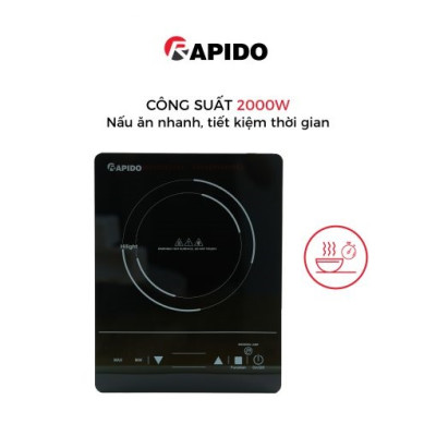 Bếp hồng ngoại đơn Rapido RC2000ES - Hàng chính hãng