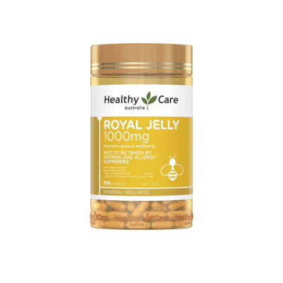 Viên uống Sữa Ong chúa Heathy Care 1000mg 365 viên thương hiệu Healthy Care nhập khẩu Úc phân phối chính hãng tại VN Mẫu Mới