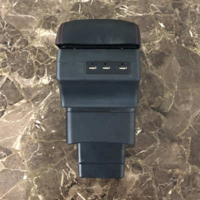 Hộp tỳ tay ô tô, xe hơi cao cấp dùng cho xe Mazda 2 tích hợp 6 cổng USB (Mã EXPD-MZDA)