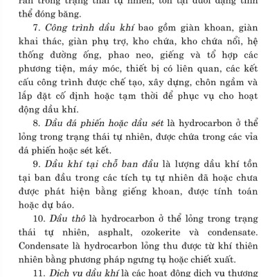Luật dầu khí