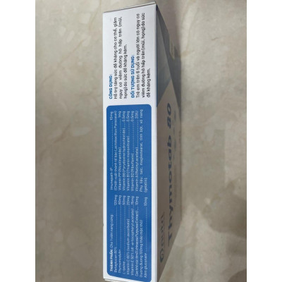 Thymotab 80 - Hỗ trợ sức đề kháng cho cơ thể, giảm nguy cơ viêm đường hô hấp trên – (hộp 30 viên)