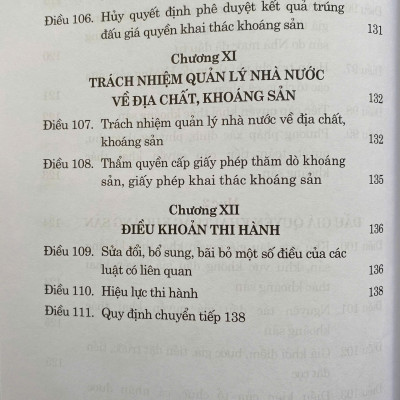Luật Địa Chất và Khoáng Sản năm 2024