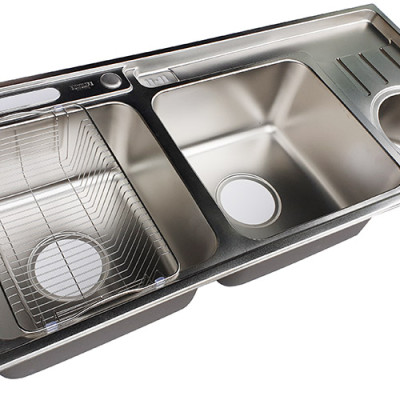 Rổ Inox Eurolife EL-R6 dùng cho chậu rửa chén Inox Eurolife 1 hộc EL-C6 (Trắng bạc)