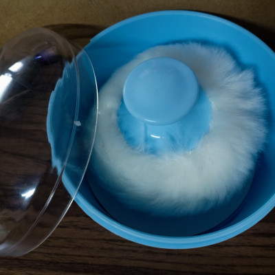 HỘP ĐỰNG PHẤN RÔM EM BÉ KÈM BÔNG PHẤN KUKU - KU5304