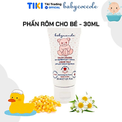 Phấn rôm nước với tinh bột bắp Babycoccole 0M+