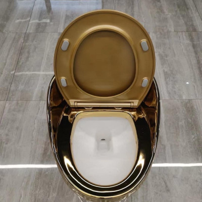 Bồn cầu mạ vàng, Bệt mạ vàng quả trứng nhập khẩu GROVES R22 Gold