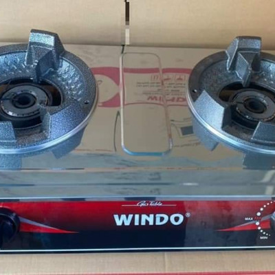 Bếp Khè Gas 2 Lò Bán Công Nghiệp WINDO - Hàng Chính Hãng