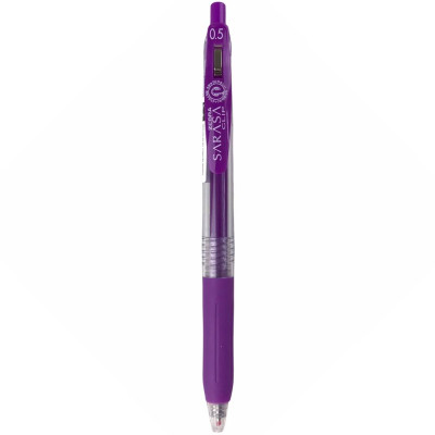 Bút Bi 0.5 mm Sarasa Clip - Zebra JJ15-PU - Màu Tím