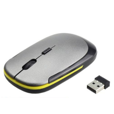 Chuột Văn Phòng Không Dây Siêu Mỏng Kết Nối USB 2.0 Cho Máy Tính_ Hàng Chính Hãng