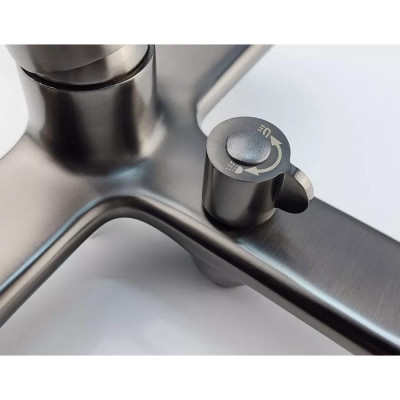 Bộ vòi sen nóng lạnh Eurolife màu Grey mới lạ mắt EL-GRAY 01