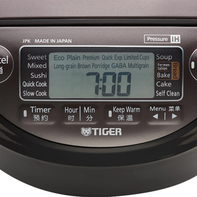 Nồi cơm điện tử cao tần áp suất Tiger 1 lít JPK-W10W - Hàng Chính Hãng