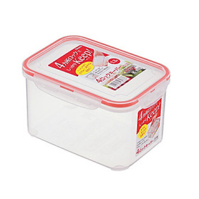 Hộp nhựa đựng thực phẩm chữ nhật 1,3L - Hàng nội địa Nhật Bản