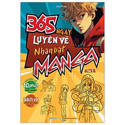 365 Ngày Luyện Vẽ Nhân Vật Manga - Tác Giả Lise Herzog  (MGB)