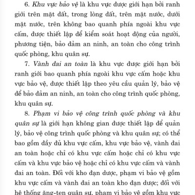 Luật Quản lý, bảo vệ công trình quốc phòng và khu quân sự