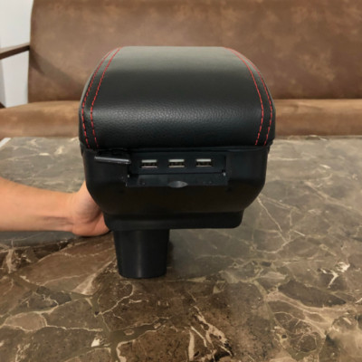 Hộp tỳ tay ô tô, xe hơi cao cấp dành cho xe Toyota Rush và Avanza tích hợp 7 cổng USB (DUSB-RSH-D)