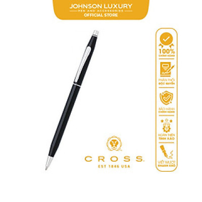 Bút Ký Doanh Nhân Cao Cấp CROSS Classic Century Màu Đen Sơn Mài