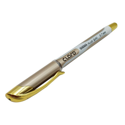Bút Bi Claro Sigma Plus Gold 0.7 mm - Mực Xanh