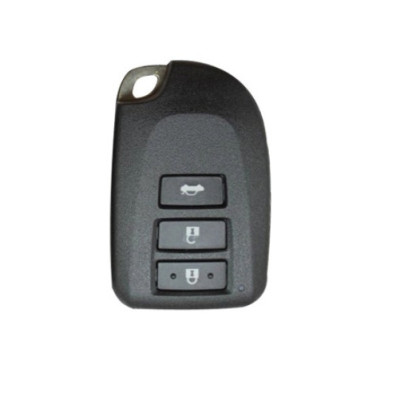 Bao Da Chìa Khóa Handmade cho Ô Tô Toyota Vios 3 nút bấm Da Bò - hàng chính hãng