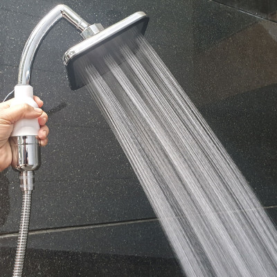 Tay sen siêu tăng áp mặt vuông, lõi lọc Vitamin C Eurolife EL-H145 (Trắng bạc)