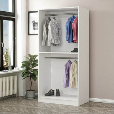 Tủ quần áo 2 cánh nhỏ gọn SMLIFE Cituma