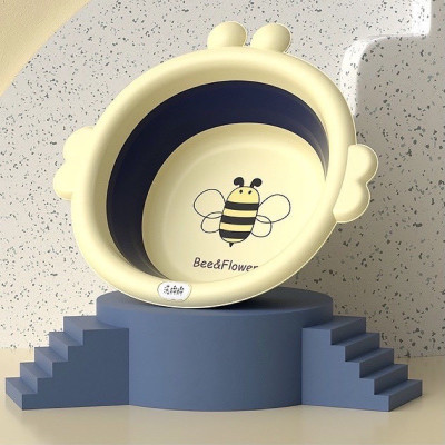 Chậu Rửa Mặt Gấp Gọn Hình Con Ong Bee  Cho Bé Tiện Lợi Chất Liệu Nhựa Cao Cấp An Toàn Cho Sức Khỏe - HÀNG CHÍNH HÃNG MINIIN