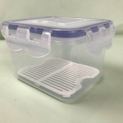 [TẶNG KHAY RÁO NƯỚC] Bộ 3 Hộp Đựng Thực Phẩm VIETSON (850,1300,2400ml) Nắp Khóa 4 Cạnh Kín Hơi