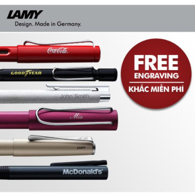 Bút chì LAMY Safari Blue Red Clip