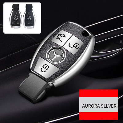 Ốp, bọc TPU Cao cấp bảo vệ chìa khóa cho xe Mercedes-Benz GLC-Class 2018, E-Class 2018, C-Class 2018