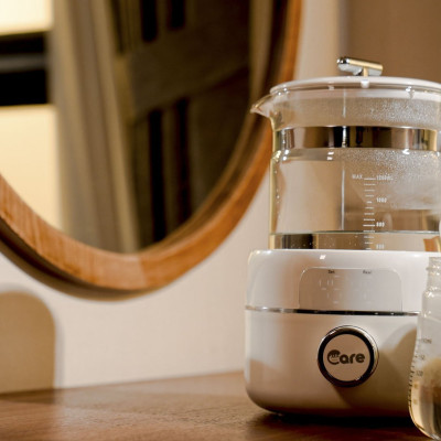 Bình đun nước siêu tốc dung tích 1,2L, công suất 800W, điện áp 220V-50Hz, đun sôi nhanh, khử mùi clo, giữ nhiệt 72h - Hàng chính hãng