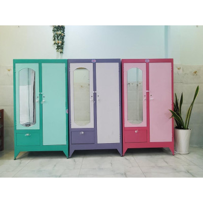Tủ sắt quần áo cao 1m6 ngang 90cm – TSDT13