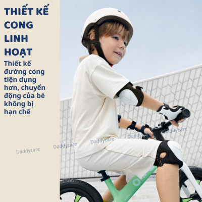 Mũ bảo vệ đầu cho bé kèm bảo vệ đầu gối, tay chân cho bé Mideer Protective Clothing Bike