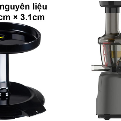 Máy ép trái cây tốc độ chậm Kuvings J80 (400ml) - Màu xám - Hàng chính hãng