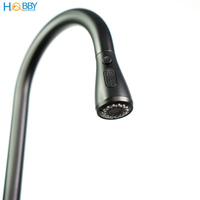 Vòi rửa chén nóng lạnh Inox 304 dây rút 3 chế độ Hobby Home Decor VDR6