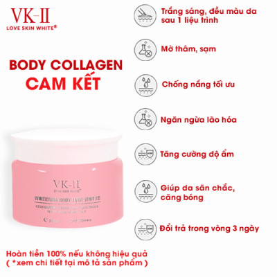 Kem Body Dưỡng Trắng Da Nhụy Hoa Nghệ Tây 200g VK II ( LSW )