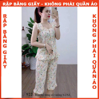 Rập giấy A0 bộ cánh tiên mã 922 (BẢN VẼ)