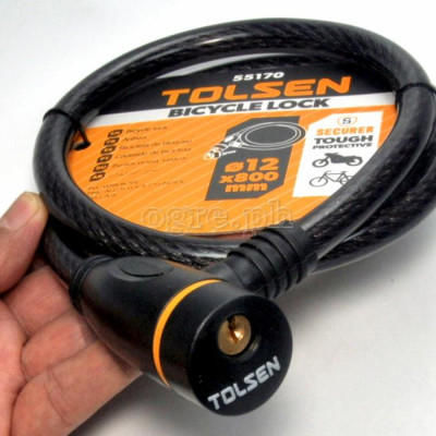 Ổ KHÓA DÂY 80cm TOLSEN 55170  - HÀNH CHÍNH HÃNG